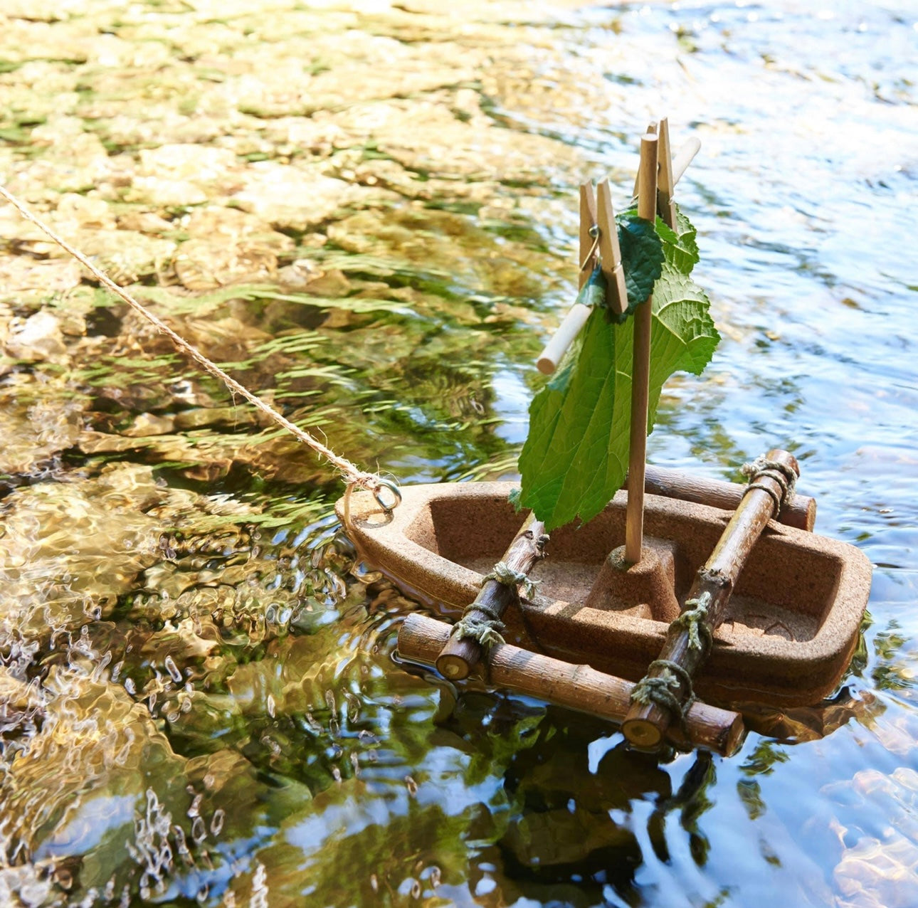DIY Kids Cork Boat