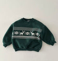 Frankie - Holiday Crewneck- Dark Green