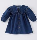 Margot - Long Sleeve Denim Dress