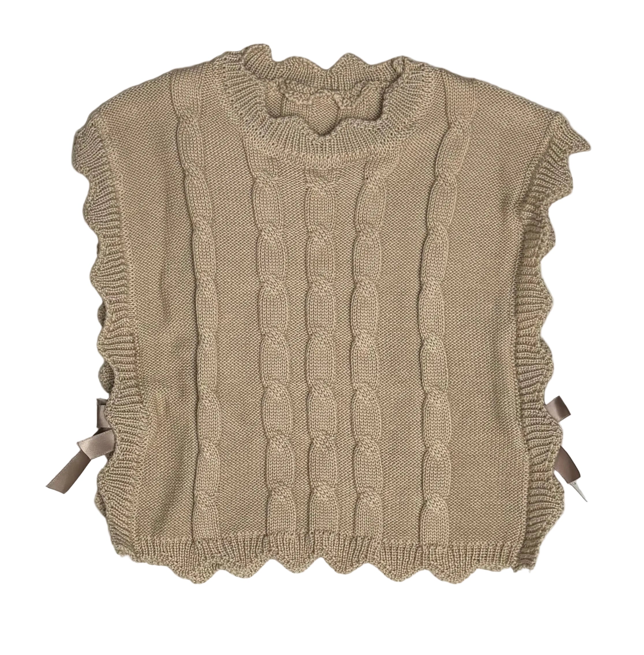 Vera - Cable Knit Sweater Vest