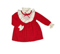 Francis - Red Dress with White Collar
