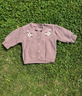 Opal - Embroidered Flower Sweater ￼