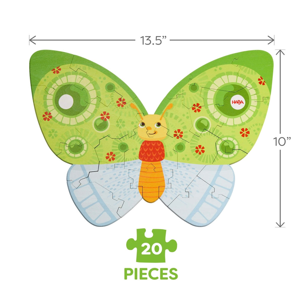 Butterfly 2-in-1 Wooden Puzzle