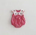 Bonnie - Strawberry Check - Romper
